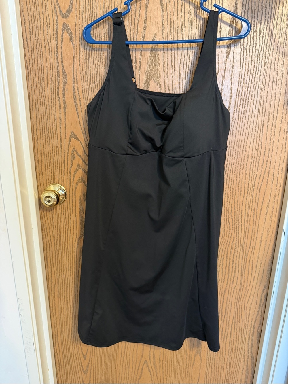Classic Black Sleeveless Tennis Dress